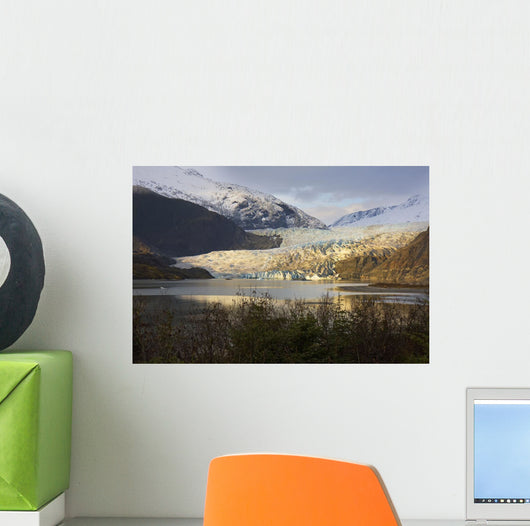 Scenic Mendenhall Glacier near Wall Decal Design 1