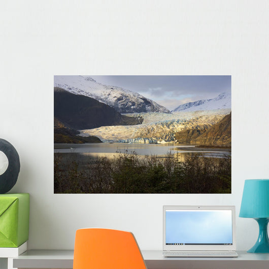 Scenic Mendenhall Glacier near Wall Decal Design 1