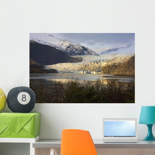 Scenic Mendenhall Glacier near Wall Decal Design 1