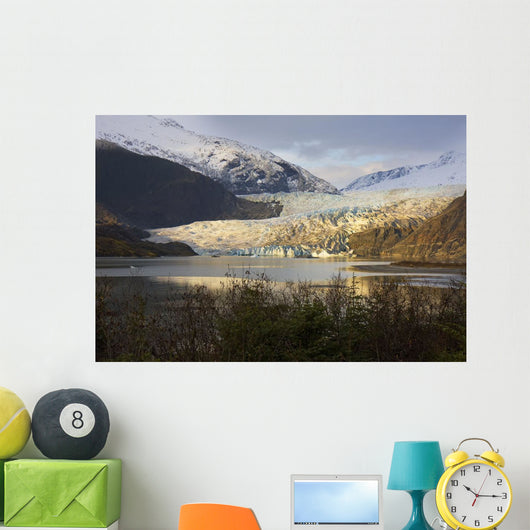 Scenic Mendenhall Glacier near Wall Decal Design 1
