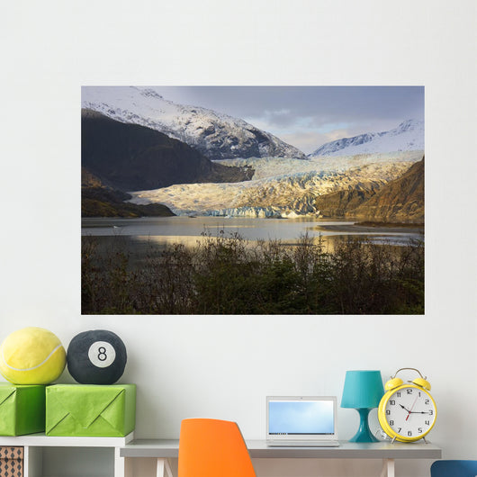 Scenic Mendenhall Glacier near Wall Decal Design 1