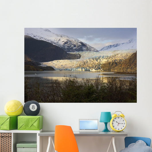 Scenic Mendenhall Glacier near Wall Decal Design 1