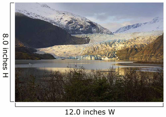 Scenic Mendenhall Glacier near Wall Decal Design 1