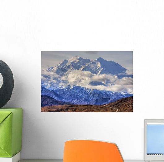 Scenic Mt McKinley with Wall Decal