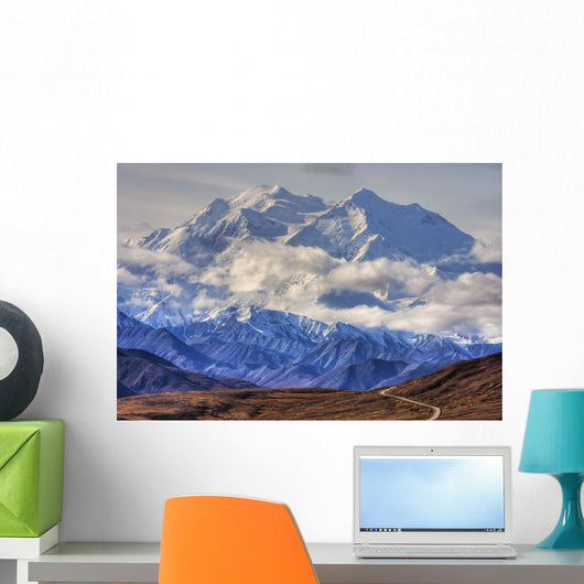 Scenic Mt McKinley with Wall Decal