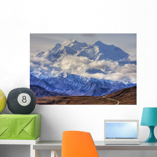 Scenic Mt McKinley with Wall Decal