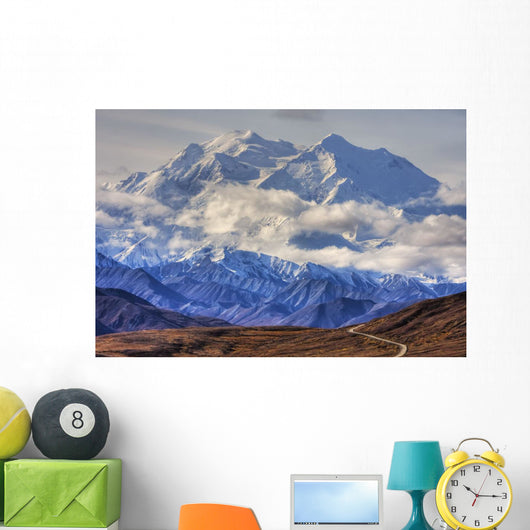 Scenic Mt McKinley with Wall Decal