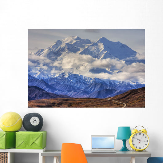 Scenic Mt McKinley with Wall Decal