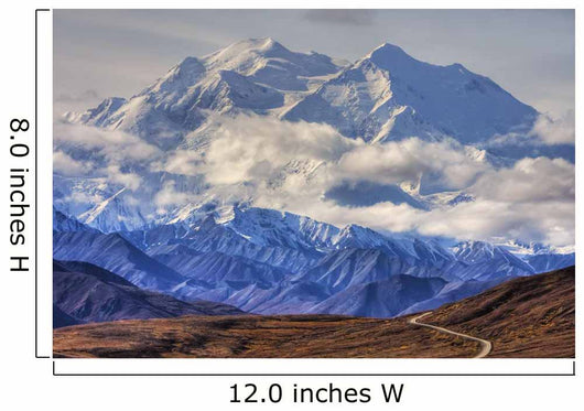 Scenic Mt McKinley with Wall Decal