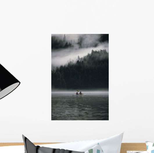 Couple Sea Kayaking Wall Decal