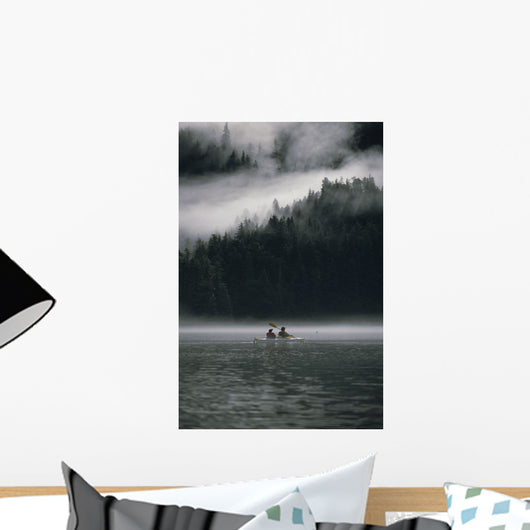 Couple Sea Kayaking Wall Decal