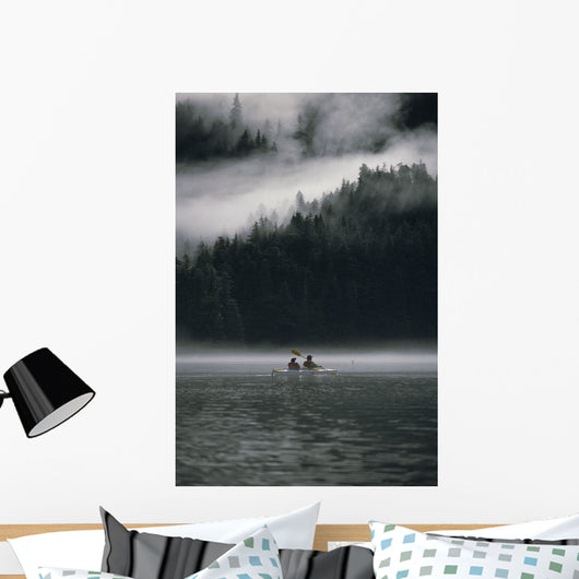 Couple Sea Kayaking Wall Decal
