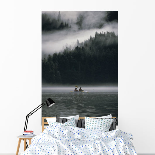 Couple Sea Kayaking Wall Decal