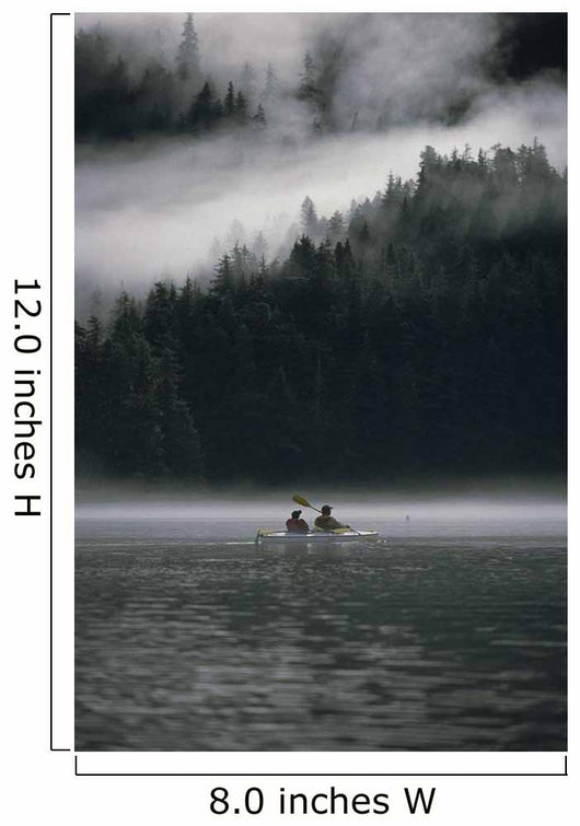 Couple Sea Kayaking Wall Decal