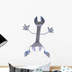 Wrench Character Wall Decal