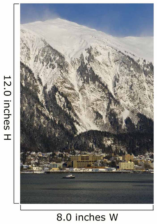 Wintertime Juneau and Gastineau Wall Decal