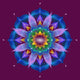 Purple Mandala Wall Mural