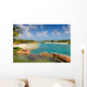 Tropical Paradise Island Beach Wall Mural