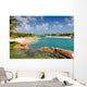 Tropical Paradise Island Beach Wall Mural