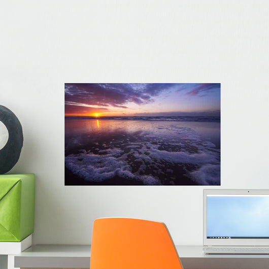 Sunset Beach Wall Decal