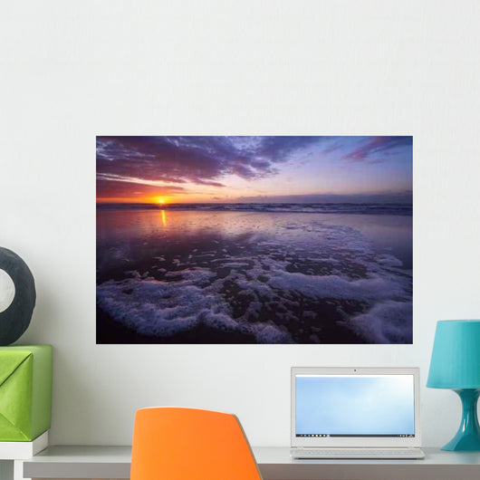 Sunset Beach Wall Decal