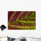 Macro Salmonberry Leaf Changing Wall Decal