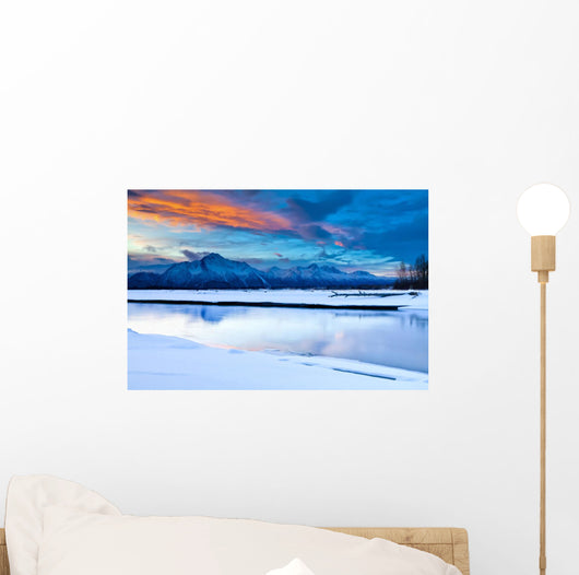 Scenic Eklutna Tailrace off Wall Decal