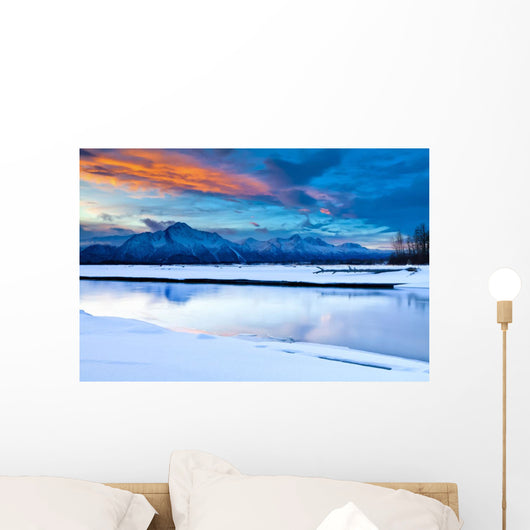 Scenic Eklutna Tailrace off Wall Decal