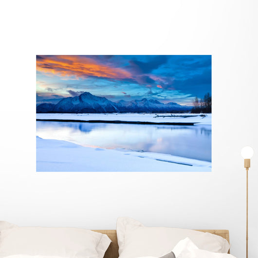 Scenic Eklutna Tailrace off Wall Decal