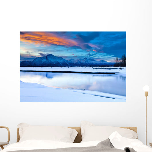 Scenic Eklutna Tailrace off Wall Decal