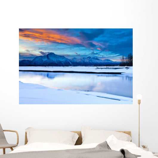 Scenic Eklutna Tailrace off Wall Decal