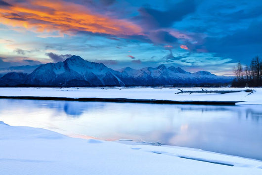 Scenic Eklutna Tailrace off Wall Decal