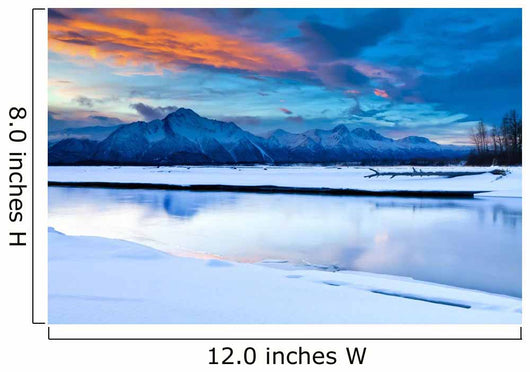 Scenic Eklutna Tailrace off Wall Decal