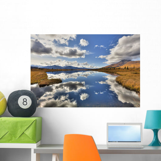 Cloud Reflections Knob Lake Wall Decal