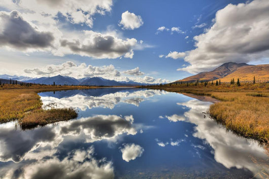 Cloud Reflections Knob Lake Wall Decal