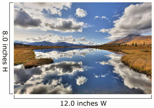 Cloud Reflections Knob Lake Wall Decal