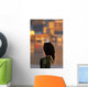 Bald Eagle Perched Piling Wall Decal