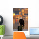 Bald Eagle Perched Piling Wall Decal