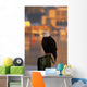 Bald Eagle Perched Piling Wall Decal