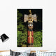 Closeup Totem Pole Totem Wall Decal