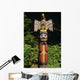 Closeup Totem Pole Totem Wall Decal