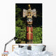 Closeup Totem Pole Totem Wall Decal