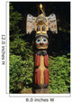 Closeup Totem Pole Totem Wall Decal