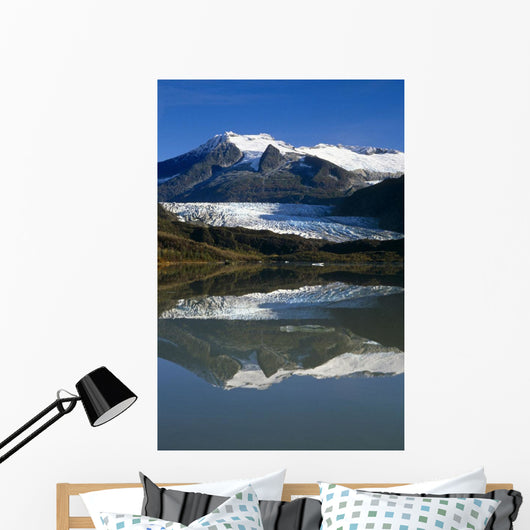 Mendenhall Glacier Reflects Its Wall Decal