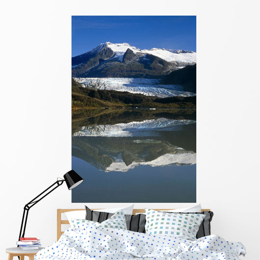 Mendenhall Glacier Reflects Its Wall Decal