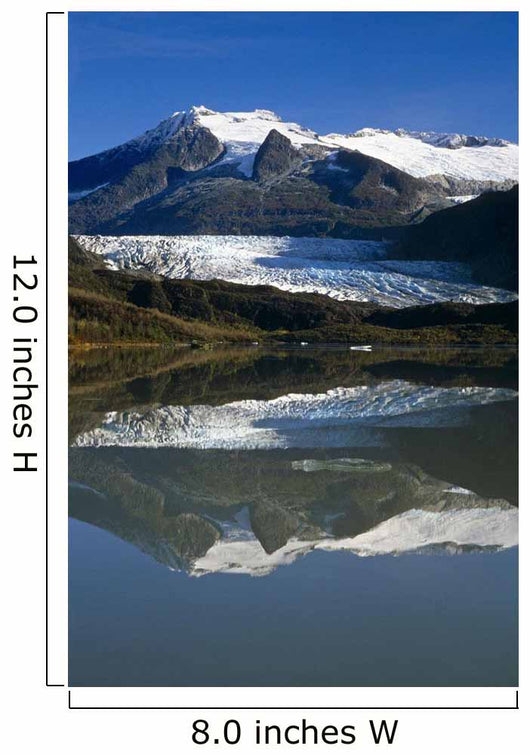 Mendenhall Glacier Reflects Its Wall Decal