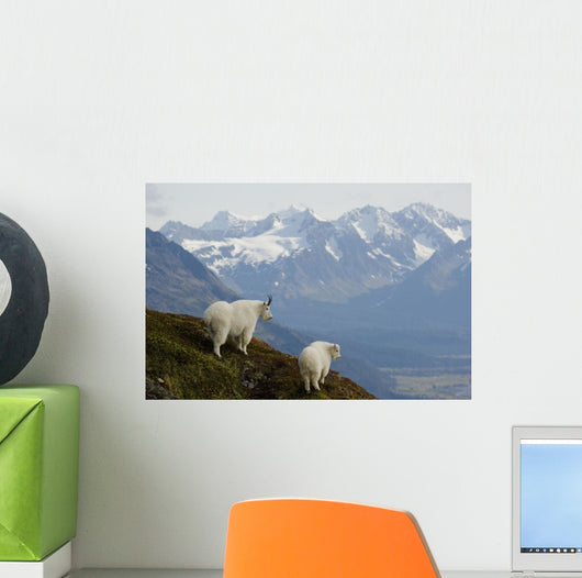 Nanny Kid Mountain Goat Wall Decal