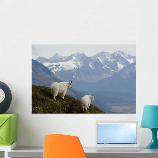 Nanny Kid Mountain Goat Wall Decal
