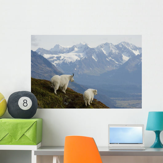 Nanny Kid Mountain Goat Wall Decal