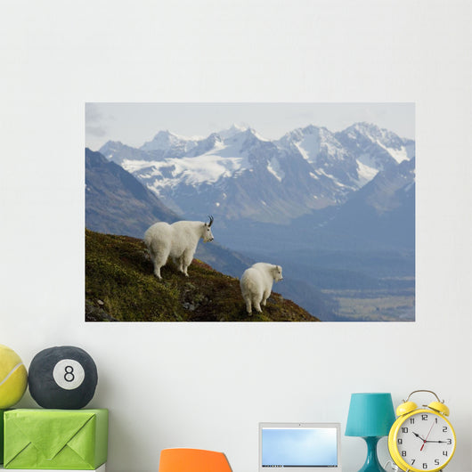 Nanny Kid Mountain Goat Wall Decal